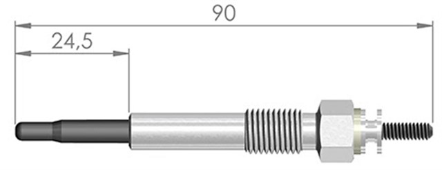 ECO KIZDIRMA BUJISI OPEL VECTRA A 1.7 TD 86 - 89 ISUZU TOOPER 2.2 D 4X4 9.5V