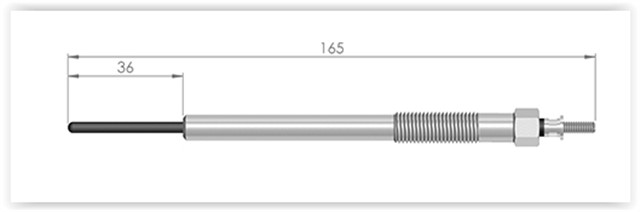 KIZDIRMA BUJISI KIA CARNIVAL/GRAND CARNIVAL III VQ 2.9 CRDI - CRDI LX 06 KIA K2900 2.9D 08