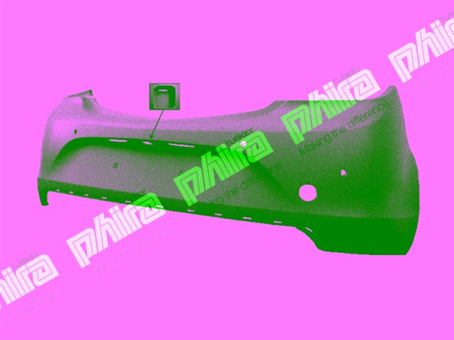 TAMPON ARKA 4 SENSORLU ASTARLI OPEL INSIGNIA A 2013 - 2017