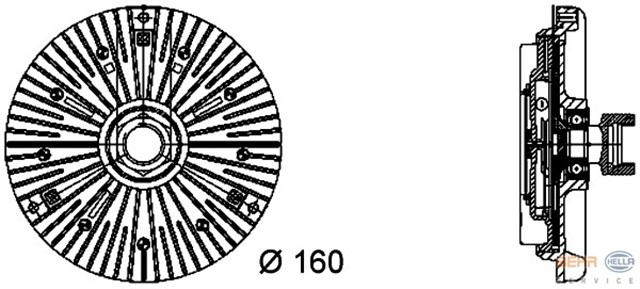 FAN TERMIGI BMW M47 - N M57 - N E38 E39 E46 E53 E65