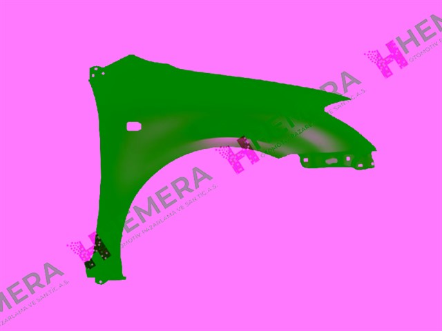 CAMURLUK ON SAG SAC SINYAL DELIKLI HB TOYOTA COROLLA 2002 - 2006