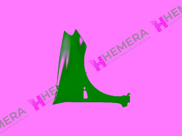 CAMURLUK ON SAG SAC SINYAL DELIKLI RENAULT SYMBOL 2009 - 2012