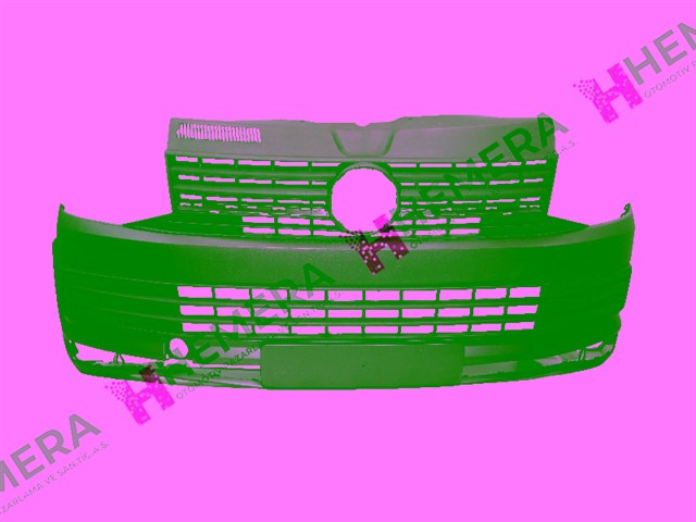 TAMPON ON SISLI IZGARALI SIYAH VW TRANSPORTER T6 2016 - 2019