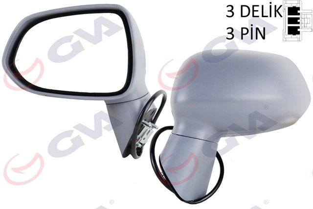 DIS DIKIZ AYNASI SOL JAZZ 04 ELEKTRIKLI ISITMALI ASTARLI KONVEKS