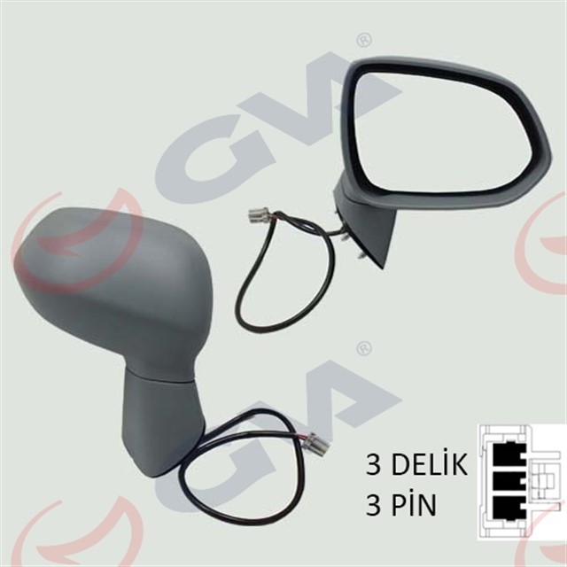 DIS DIKIZ AYNASI SAG JAZZ 04 ELEKTRIKLI ISITMALI ASTARLI KONVEKS