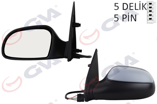 DIS DIKIZ AYNASI SOL SAXO 96 ELEKTRIKLI ISITMALI ASTARLI KONVEKS 5 FIS VM - 144EHPL