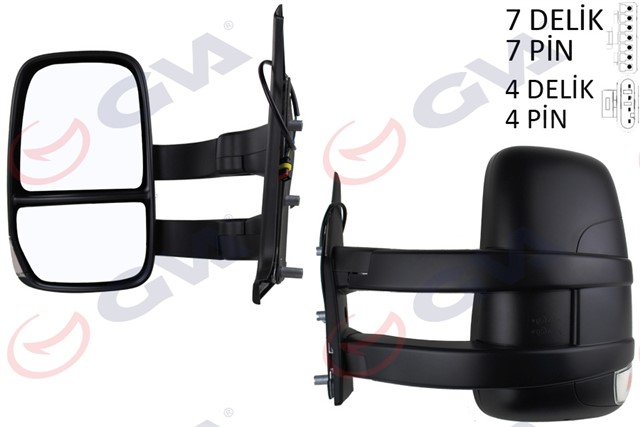 DIS DIKIZ AYNASI SOL DAILY 06 ELEKTRIKLI ISITMALI UZUN KOL SINYALLI KONVEKS VM - 6951EHSL