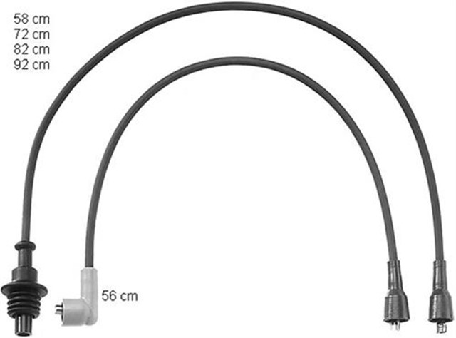 X BUJI KABLOSU P205 - P305 - P309 - P405 - BX 1.6 - 1.9 8V 83 - 97
