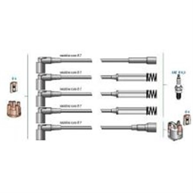 X BUJI KABLOSU LPG LI VECTRA A 1.8 IE 93 - 95