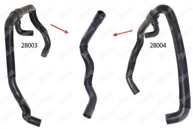 RADYATOR SU HORTUMU UST T4 AJA - AAB - ACV - AJT 2.4 D - 2.5 TDI 91 - 03