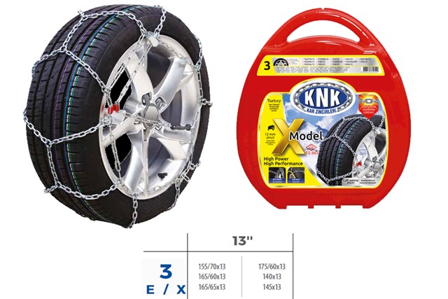 PATINAJ ZINCIRI TAKMATIK CAPRAZ 13 JANT ZINCIR EBATLARI ICIN RESIME BAKINIZ