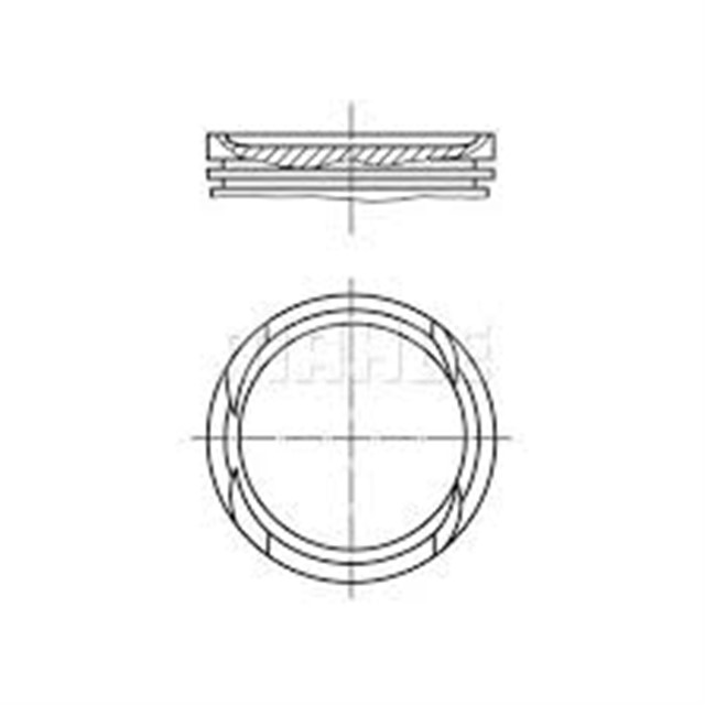 MOTOR PISTON SEGMAN STD PALIO - ALBEA - PUNTO 1.2 16V 70.80