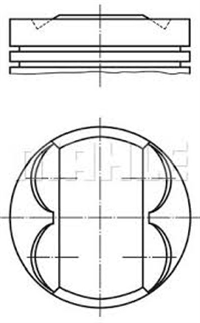 MOTOR PISTON SEGMAN STD PALIO - MAREA - BRAVA - BRAVO 1.6 16V 86.40