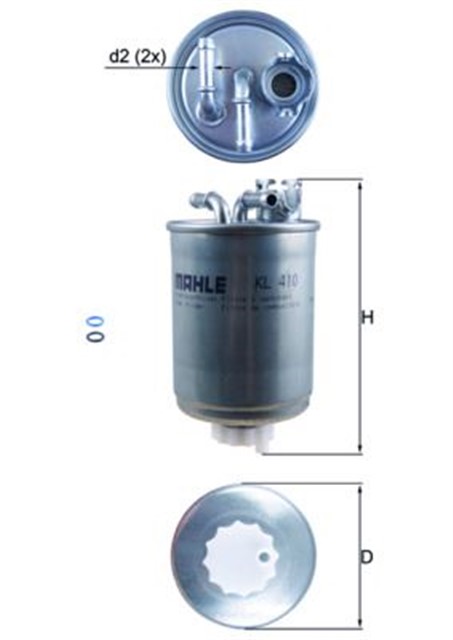 X YAKIT FILTRESI DIZEL POLO 1.4 TDI - AROSA 1.4 TDI - LUPO 1.2 - 1.4 TDI