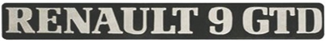 ARKA YAZI RENAULT 9 GTD