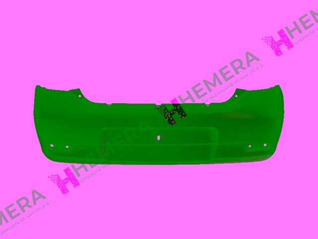 TAMPON ARKA MAT SIYAH RENAULT SYMBOL 2012