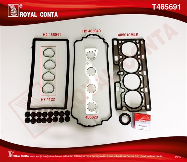 UST TAKIM CONTA KECELI SUBAP LASTIK SKC LI CLIO II - TWNG 1.2 16V 75HP 01 D4F MOTOR