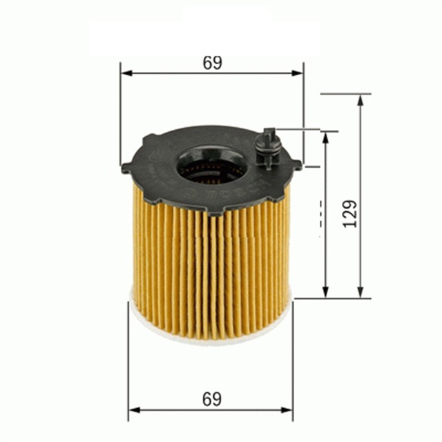 YAG FILTRESI VW TOUREG - AUDI Q7 - A8 4.2 V8 FSI - AUDI A5 CABRIOLET 8T. 8F 4.2 FSI 354HP 07 HU7005X