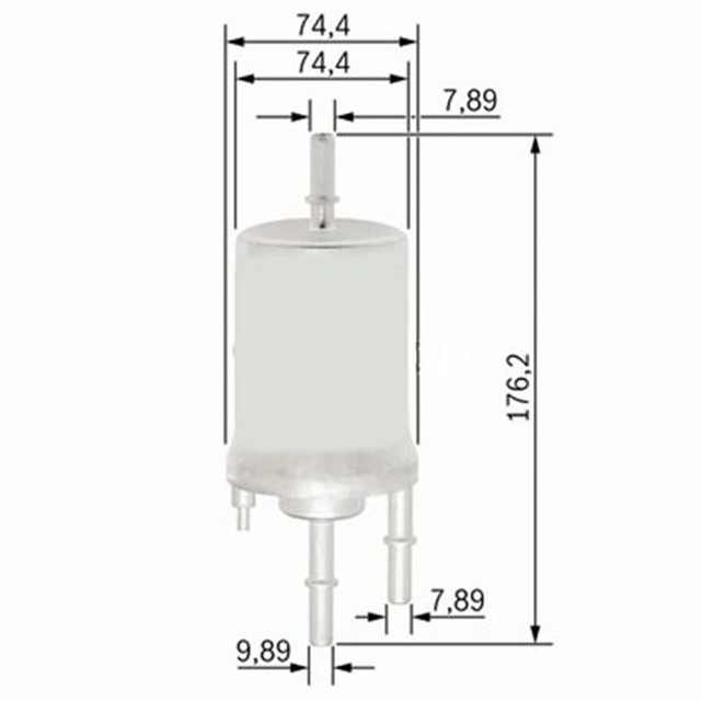 YAKIT FILTRESI AUDI A4 1.8T 02 - 04 - A6 2.4 - 3.0 04 - 06 - A8 6.0 03 - 10 X