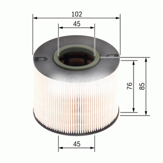 YAKIT FILTRESI TOUAREG I 3.0TDI 02 - . AUDI Q7 4L I 3.0 TDI. 4.2 TDI SU AYRACLI KAGIT PU 1033X - PE 973/6 - KX 192