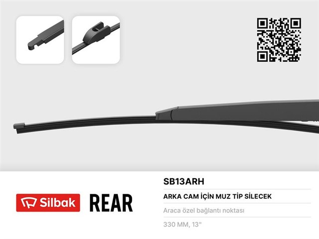 SILECEK SUPURGESI ARKA MUZ TIPI 330MM HYUNDAI I30 GD COUPE - CW 11/11 ALFA ROMEO STELVIO 11/16