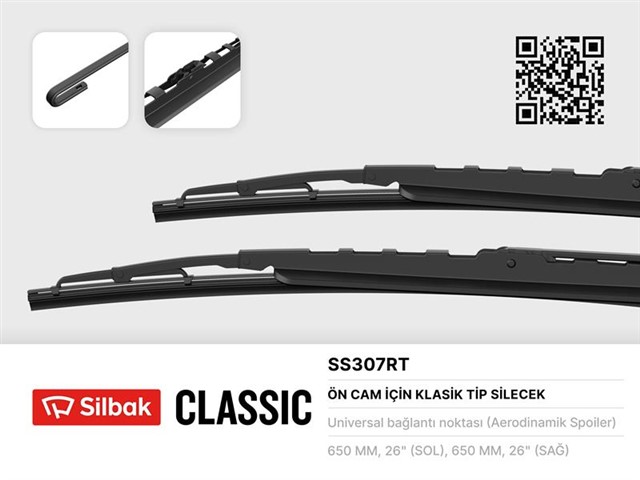 SILECEK SUPURGESI 650/650MM RUZGARLIKLI P307 YM