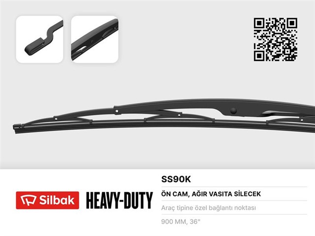 SILECEK SUPURGESI 900MM OTOBUS KANCALI TIP MAN NG 313 - NL223 - 263 - NL353 - NL313 LION S - CITY - CALSSRE - NV 3 13 - SV 310 - MB CITARO - SCANIA OMNILINE K94 IB SEVE 110