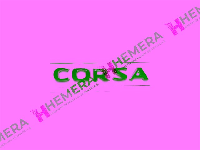 AMBLEM YAZI BAGAJ ARKA CORSA OPEL CORSA D