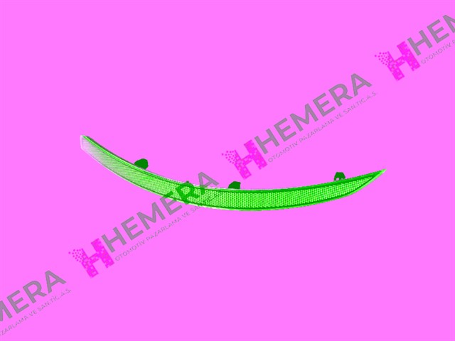 REFLEKTOR TAMPON ARKA SOL SKODA OCTAVIA 2013 - 2019