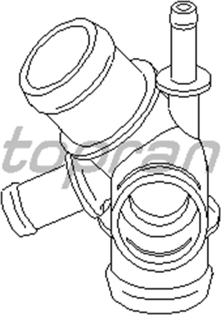 755 TERMOSTAT YUVASI FLANSI BORA - GOLF IV 1.9 - 1.8 - 1.6 2.0 96 - 06 - A3 - TT