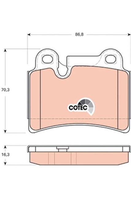 ARKA BALATA TOUAREG 3.2V6 - 3.6V6 FSI - 4.2 V8 - 4.2V8 FSI - 6.0 W12 - 2.5 R5 TDI - 3.0 V6 TDI 02 - 10