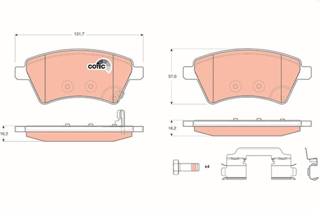 ON BALATA KNG III YM 09 - SEDICI 1.6 16V - 1.9 D - MTJ 06/06 SUZUKI SX4 6.06