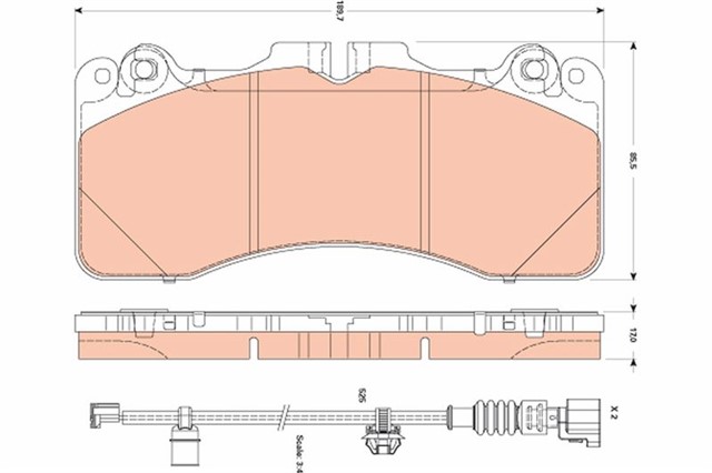 ON BALATA LEXUS LS 08