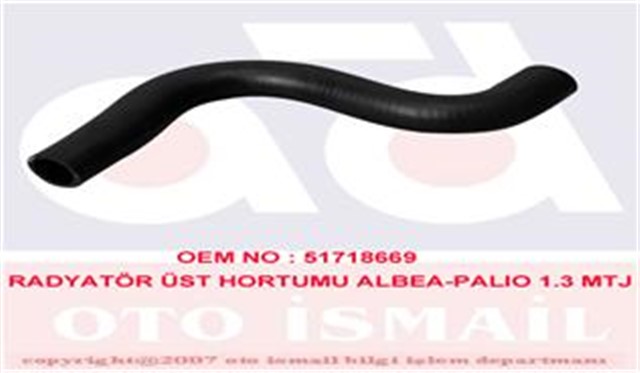 RADYATOR UST HORTUMU ALBEA - PALIO 1.3 MTJ