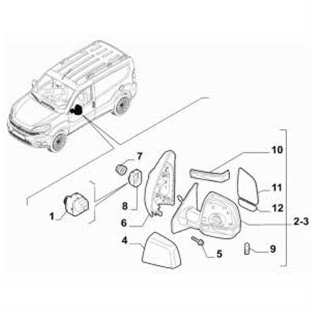 DIS DIKIZ AYNASI SAG DOBLO