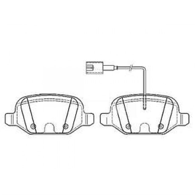 ARKA FREN BALATASI ALFA ROMEO MITO 09 FIAT LINEA 09 1.3JTD 1.4TJET 1.6JTD