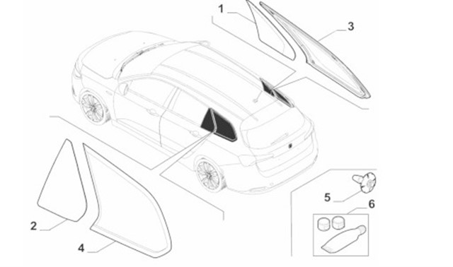KELEBEK CAM ARKA SOL ESW