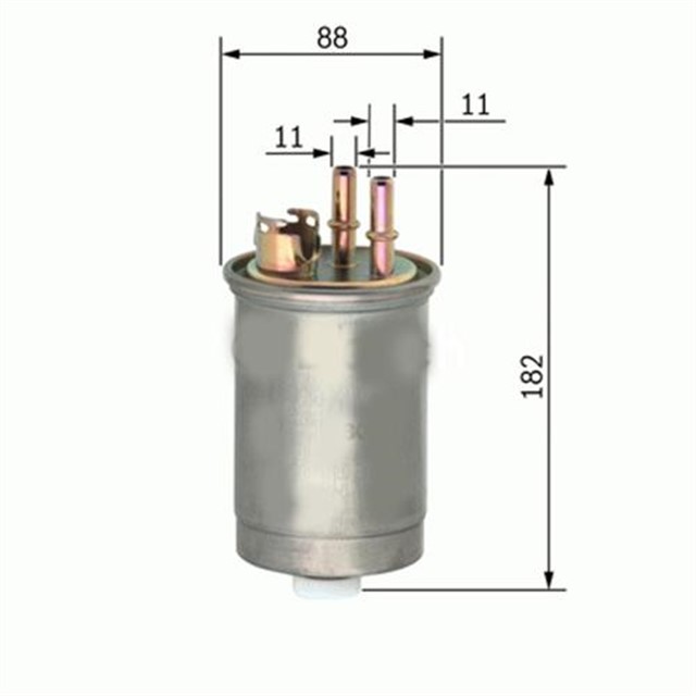 YAKIT FILTRESI DOBLO - PALIO - SIENA - PUNTO II 1.9D 11/00