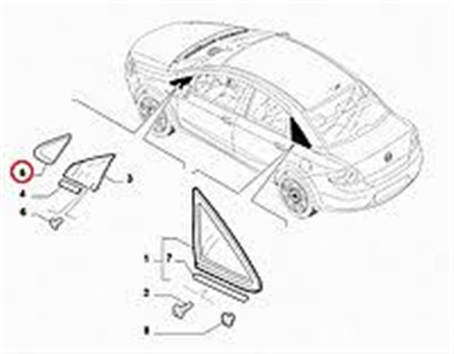 KAPAK.KELEBEK CAM ON SOL LN