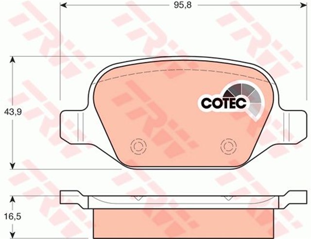 ARKA BALATA LINEA TUM MODELLER ALFA 147 01 156 97 - 03 GT 03 - 10