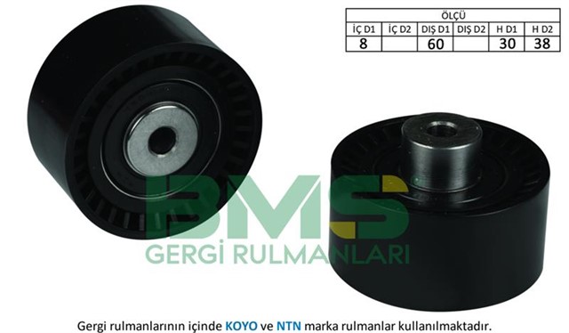 EKSANTRIK GERGI RULMANI P206 - 307 03 - - 207 06 - - 1007 05 - - C2 06 - - C3 03 - - C4 04 - 1.4 16V