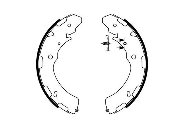 ARKA PABUCLU FREN BALATASI L200 06 13 D MAX 13