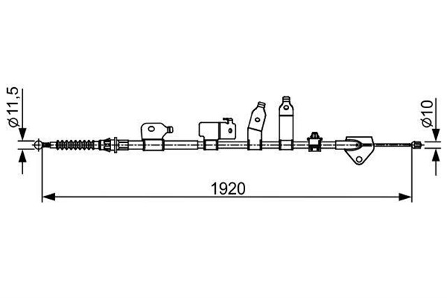 EL FREN TELI ARKA SAG COROLLA AURIS 08 - 12 1.4 D4D - 1.33 - 1.6 VVTI