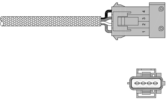 OKSIJEN SENSORU - CITROEN C5. SAXO. XSARA; PEUGEOT 106. 206. 306. 406. PARTNER 09/98