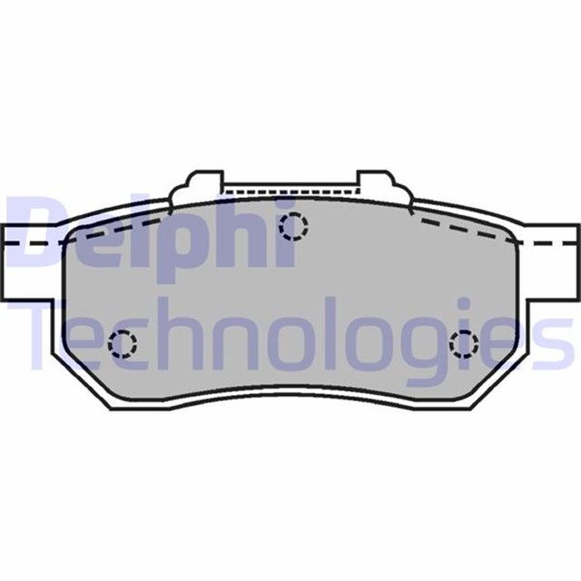 FREN BALATASI ARKA HONDA CIVIC CRX. CRX 06/92 04/98