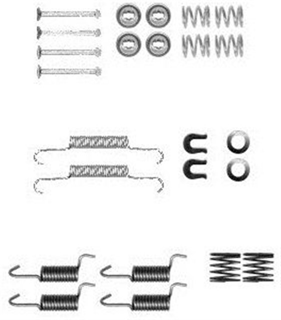 FREN PABUC MONTAJ TAKIMI ARKA CITROEN C - CROSSER. MITSUBISHI ASX. GRANDIS. LANCER. OUTLANDER. PEUGEOT