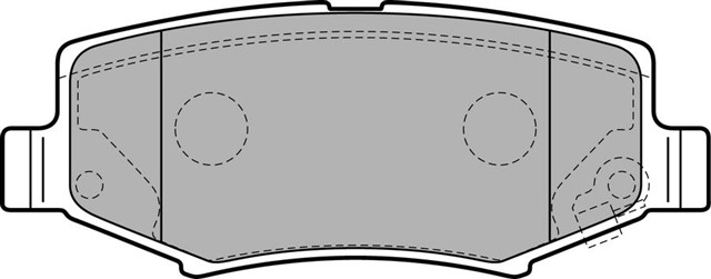 FREN BALATASI ARKA DODGE NITRO / JEEP WRANGLER 09/06
