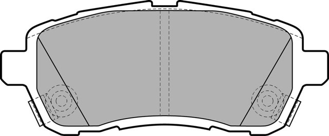 ON BALATA FIESTA VI 1.4 - 1.4TDCI 1.6 TDCI 08 SWIFT 10 JUSTY 07 MAZDA II 07 SIRION 08