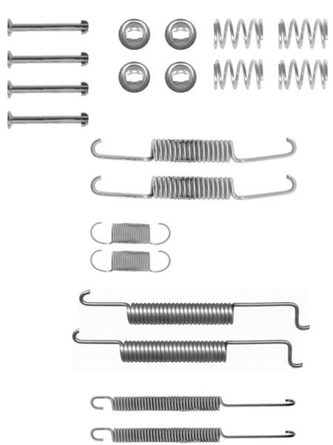 FREN PABUC MONTAJ TAKIMI ARKA AUDI 80. 90. COUP / VW PASSAT. SANTANA 10/80 08/91