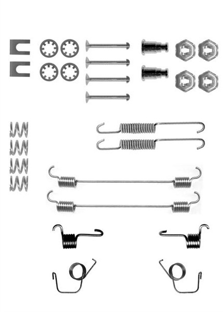 FREN PABUC MONTAJ TAKIMI ARKA CITROEN AX. SAXO / PEUGEOT 106. 106 VAN. 205. 205 VAN. 309 / RENAULT 5